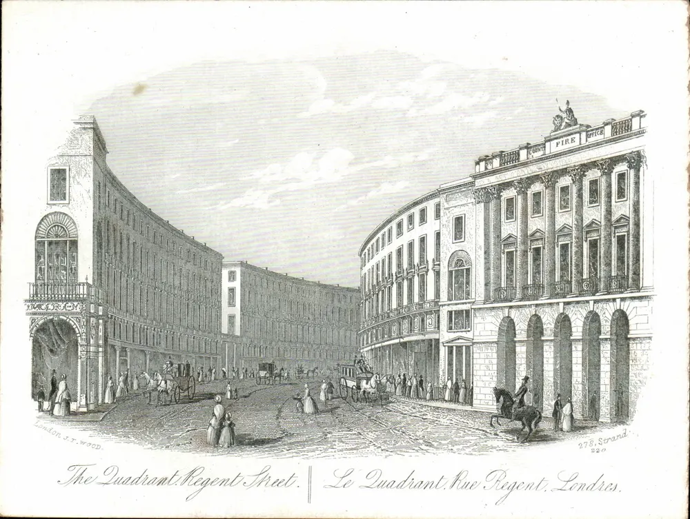 Der Quadrant der Regent Street — London — J.T. Wood, n°220 - Vorderseite