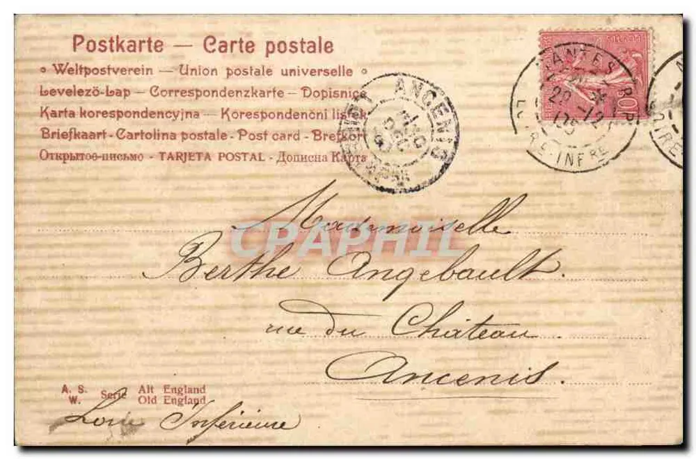 Opinions Differ — 1804 — O. Anders - Rückseite