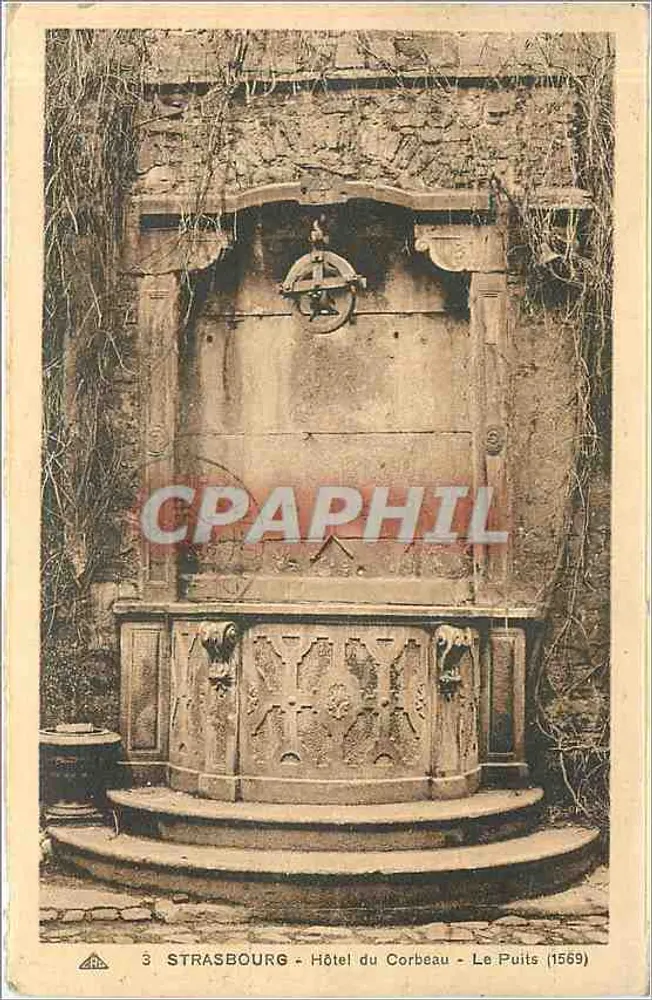 Strasbourg - Hotel Corbeau - Studnia (1569) - Awers