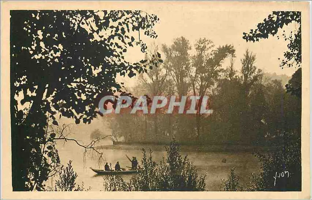 Lac du Parc de la Tête d'Or — Lyon (Rhône) — Éditions d'Art Lyon - Recto