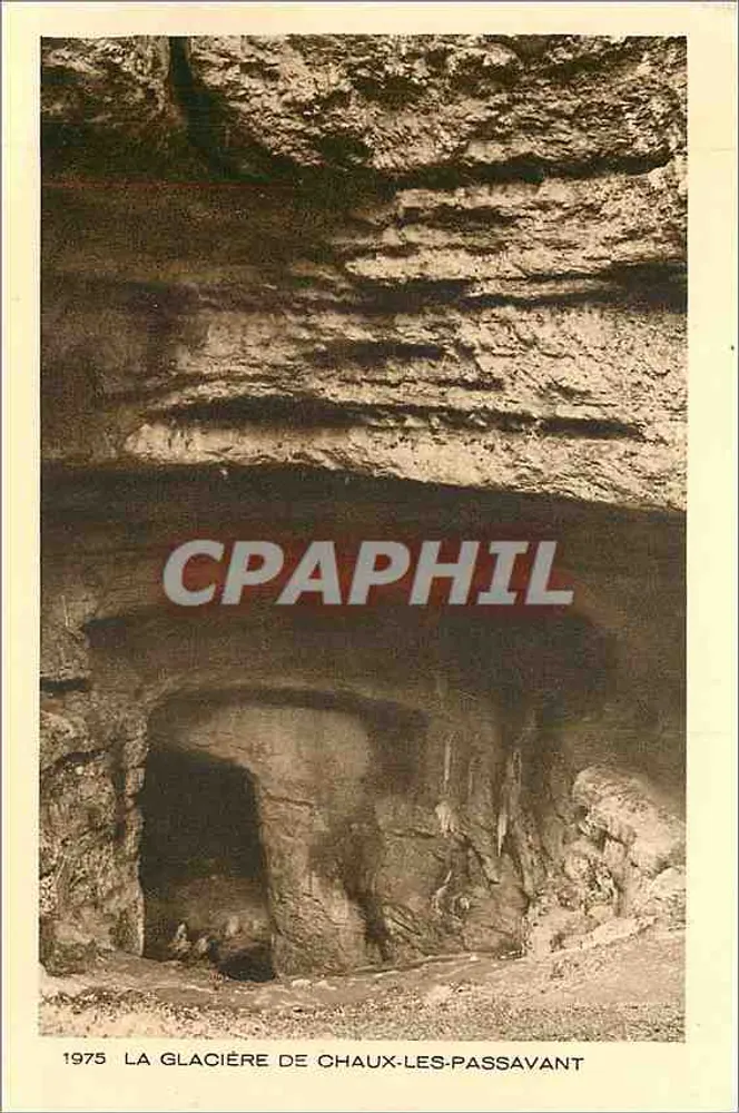 Il ghiacciaio di Chaux-les-Passavant — 1975 - Recto