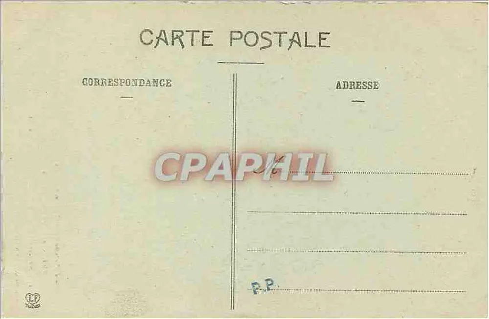 Cachoeira de Castelmenier — Caminho de Agnassère — Fototipo Lasgouche, Toulouse, n°758 - Verso