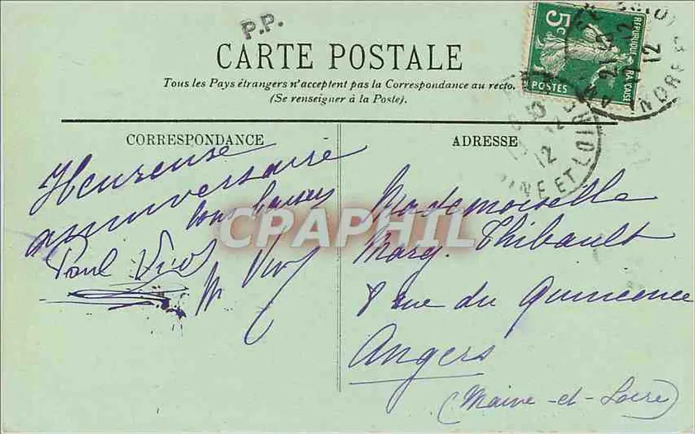 Amboise — O Levé da Loire — LL - Verso