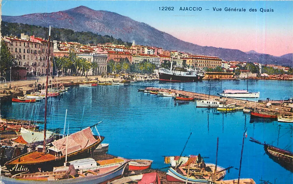 Ajaccio — Vue Générale des Quais — Adia, n° 12262 - Recto