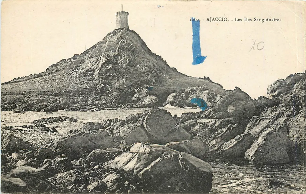 As Ilhas Sanguinárias — Ajaccio — editor 'La Cigogne', n°10 - Frente