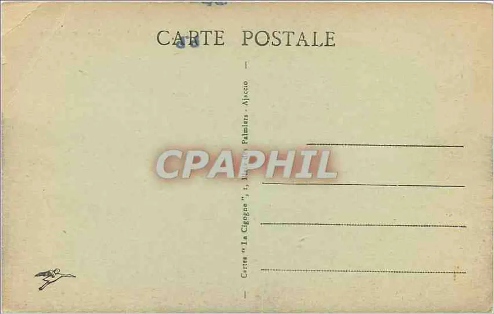 As Ilhas Sanguinárias — Ajaccio — editor 'La Cigogne', n°10 - Verso