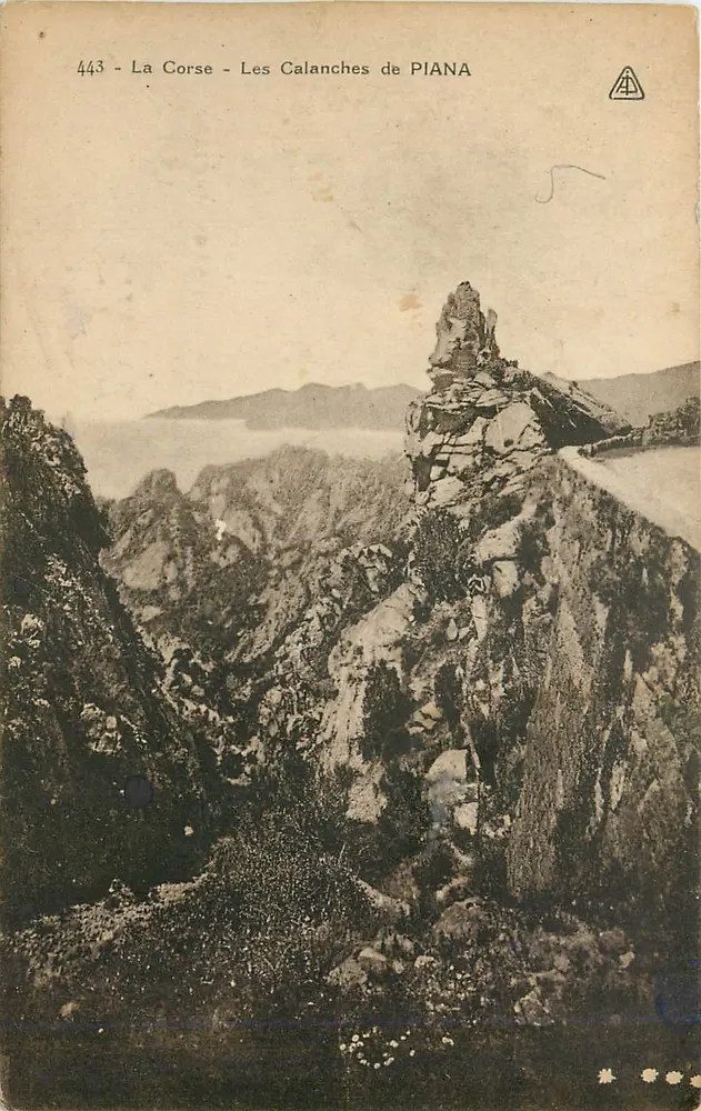 As Calanches de PIANA — Córsega — n°443 - Frente