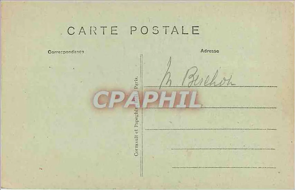 Paris — Portal central da catedral Notre-Dame — A. P. n°298 - Verso