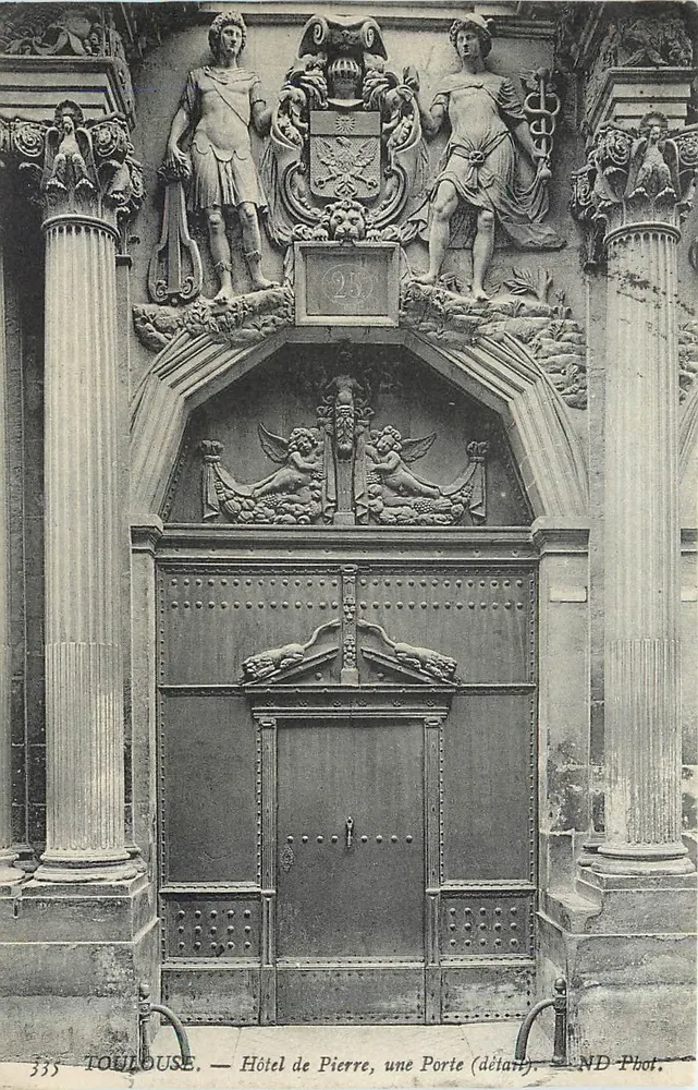 Toulouse — Hôtel de Pierre, une Porte (détail) — ND Phot. - Vorderseite