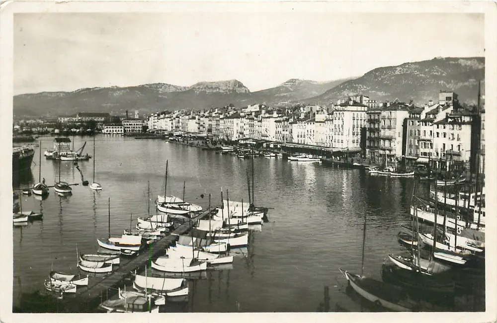 Toulon (Var) — Blick auf den Hafen und den Faron — Editions Frantz, Nice - Vorderseite