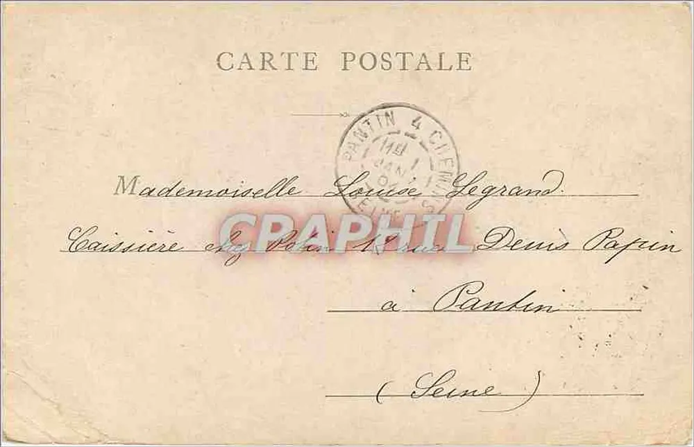 Paris — La chapelle de la rue Jean Goujon — éditeur non visible - Verso
