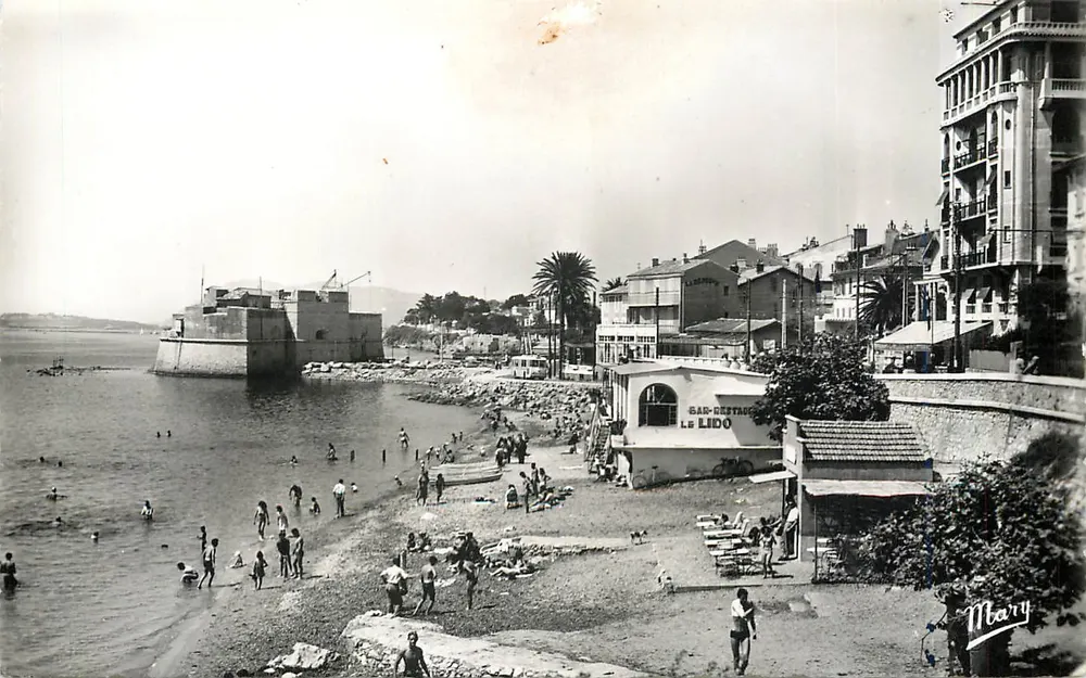 Toulon-Mourillon — La Plage et le Lido — Éditions MARY - Recto