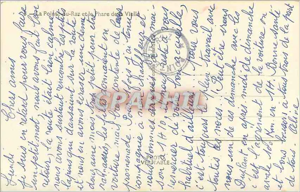 Der Leuchtturm der Alten — Pointe du Raz — Verlag K100 - Rückseite