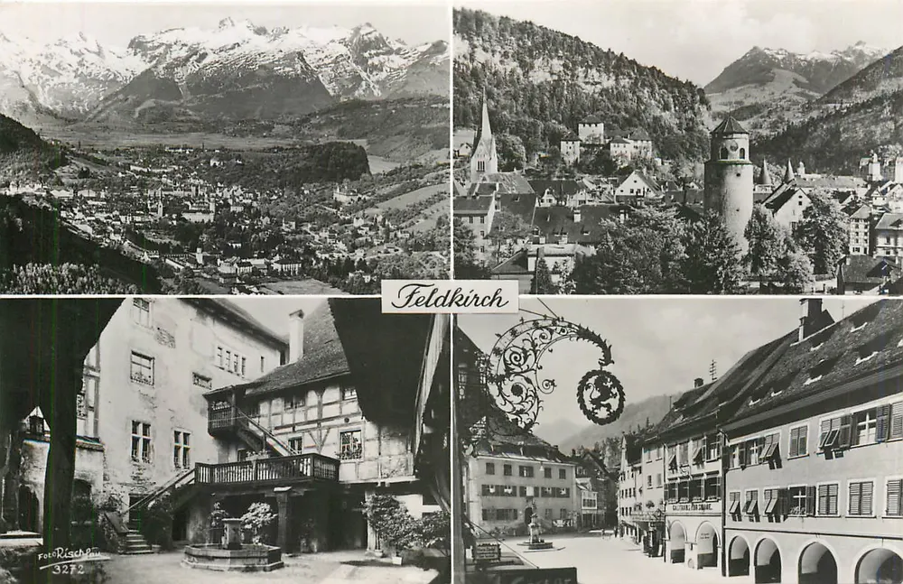 Feldkirch — vista panorâmica e monumentos — FotoRiachPm, n°3272 - Frente