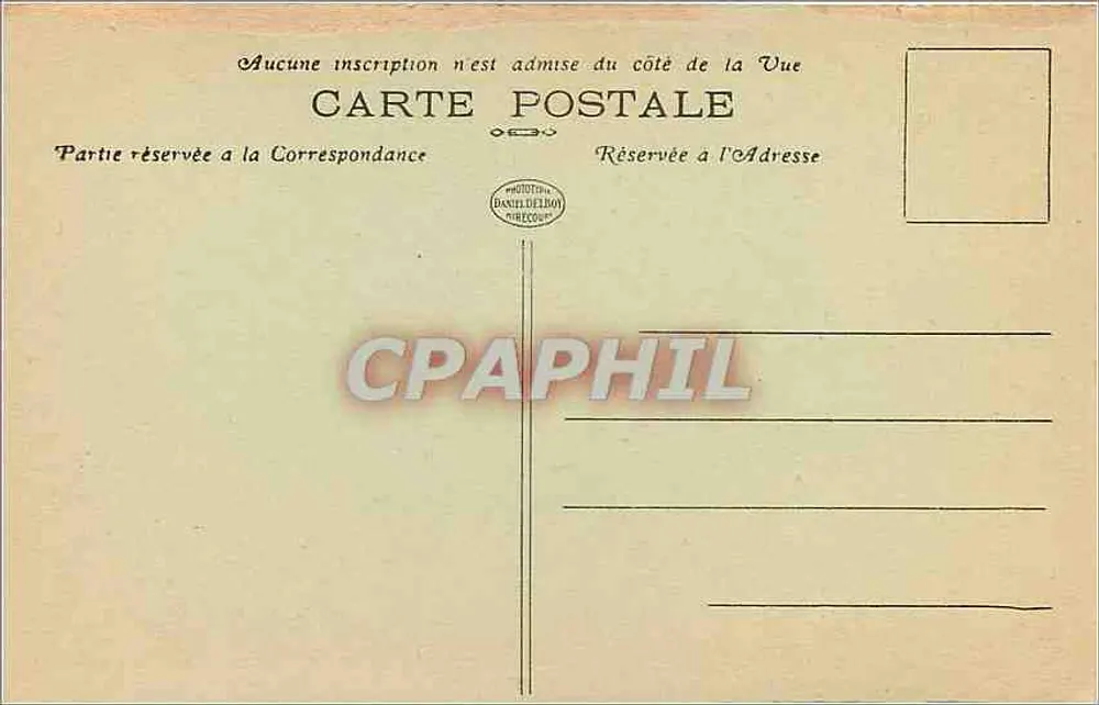 Contrexéville — O Grande Hotel do Estabelecimento — D. D. - Verso