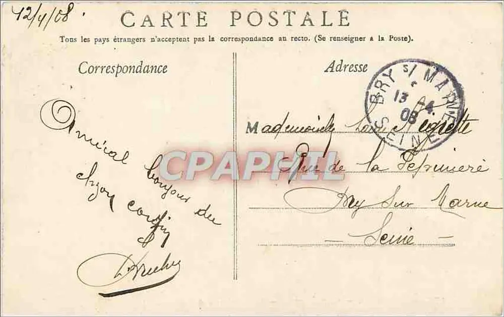 Amiens — Cathédrale — Les Scènes du dernier jugement — L. Caron, phot.-édit. Amiens - Verso