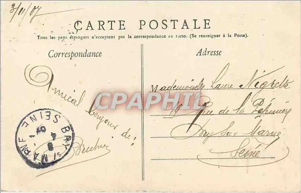 Amiens - Cathédrale - L'Enfant pleureur - Chef d'œuvre de Blasset - 1. Caron, phot.-édit. - Amiens - Verso