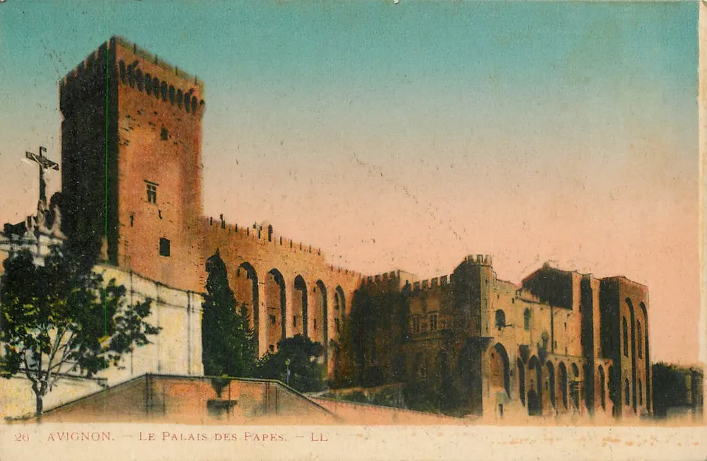 Avignon — O Palácio dos Papas — LL - Frente