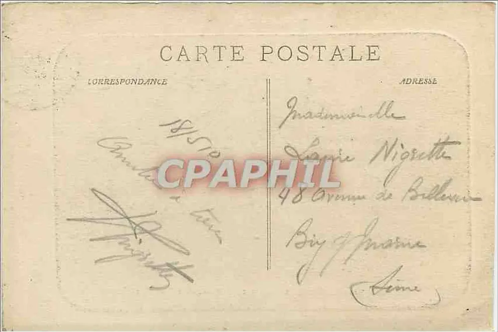 Avignon - Ansicht des Palais des Papes und der Kathedrale N.-D. des Doms — unbekannter Verlag, Nr. 2 - Rückseite