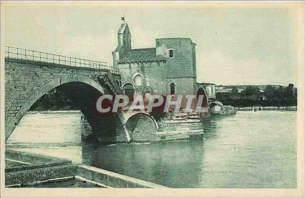 O Ponte Saint-Bénézet — Avignon — editor Poteotelia - Frente