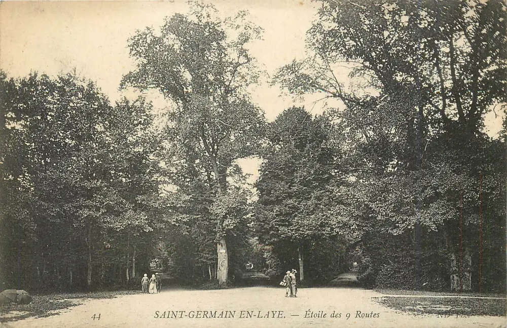 Saint-Germain-en-Laye — Vista delle 9 Strade — ND 1900 - Recto