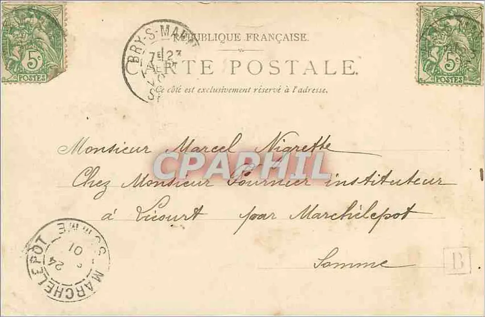 Bois de Vincennes — Ao redor do Lago — Editor F. S. B. D. (B. Delon, impressor) - Verso
