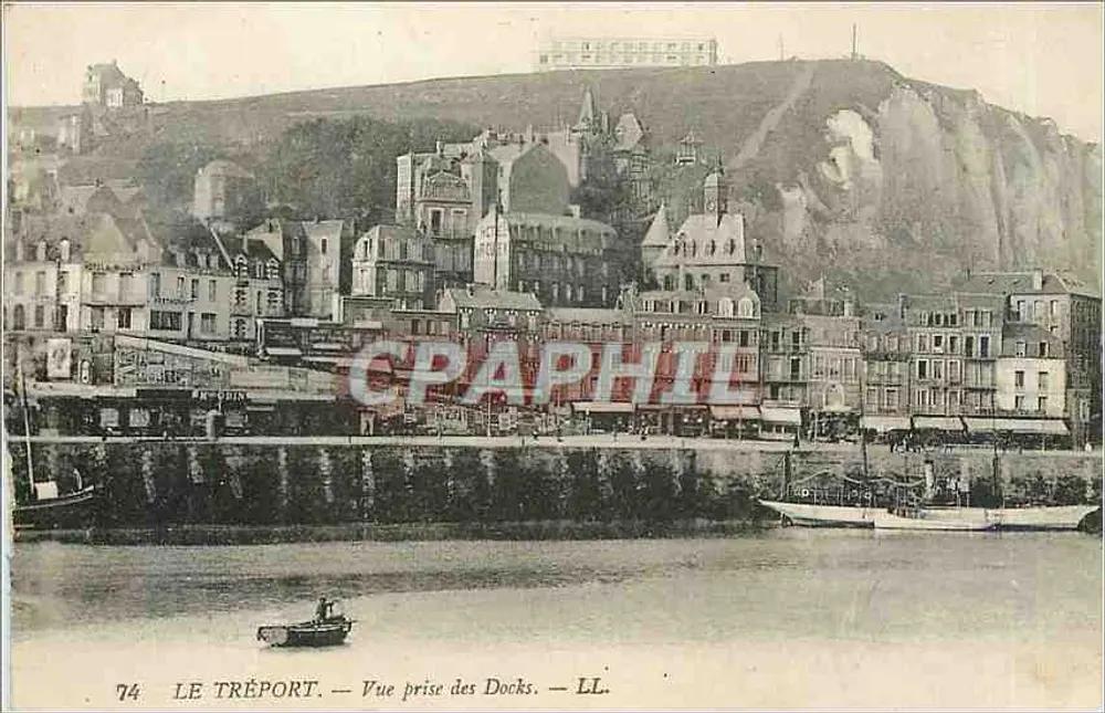 Le Tréport — Vista tirada dos Docks — LL. — n°74 - Frente