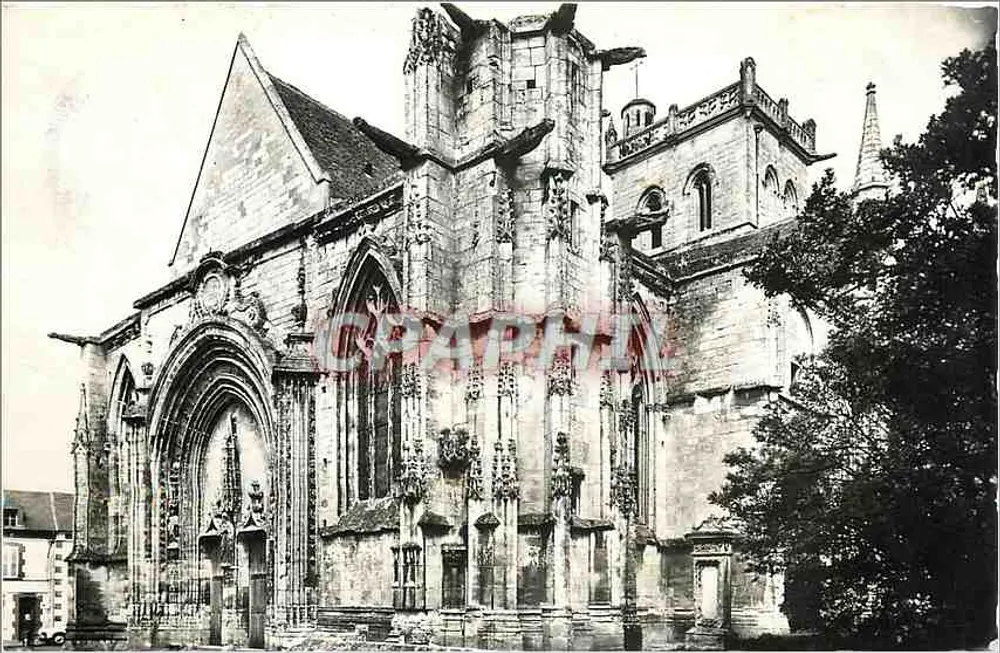 Dives-sur-Mer — De Kerk. Poort. — Uitgever Cabourg - Voorkant