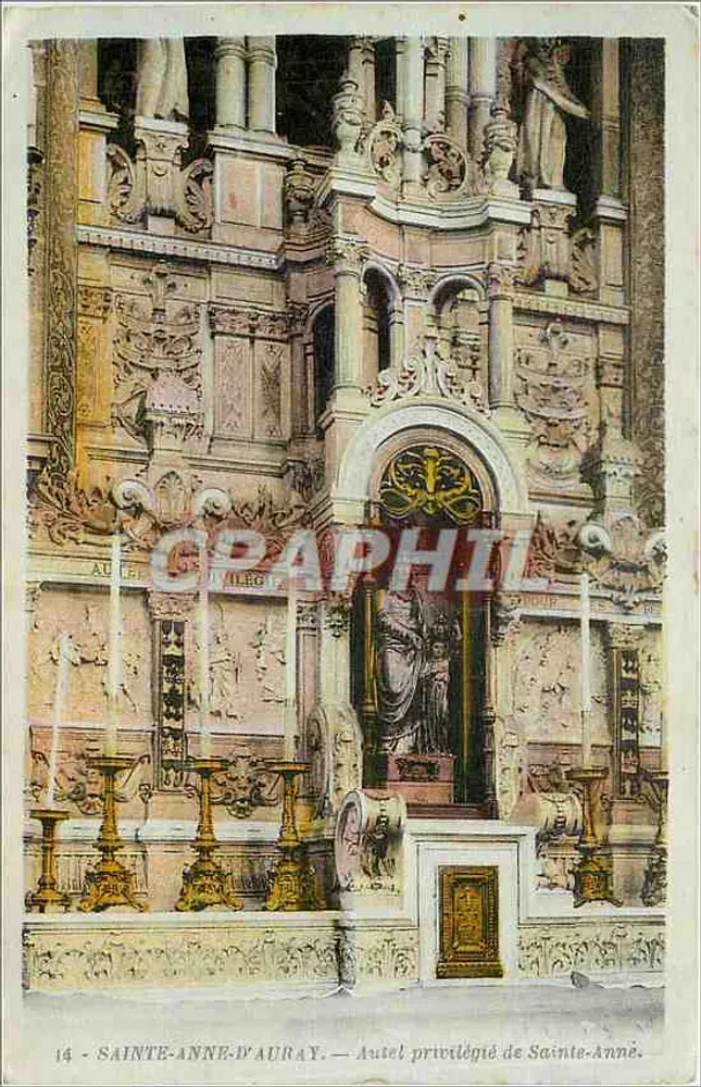 Sainte-Anne-d'Auray — Privilegierter Altar von Sainte-Anne — Graphphil - Vorderseite