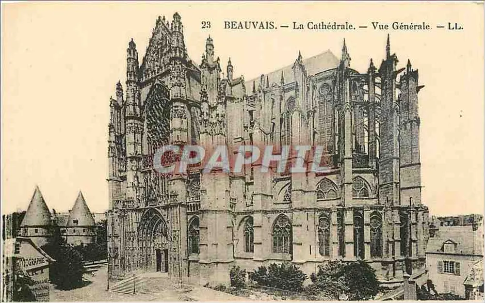 Beauvais — A Catedral — Visão Geral — LL. - Frente