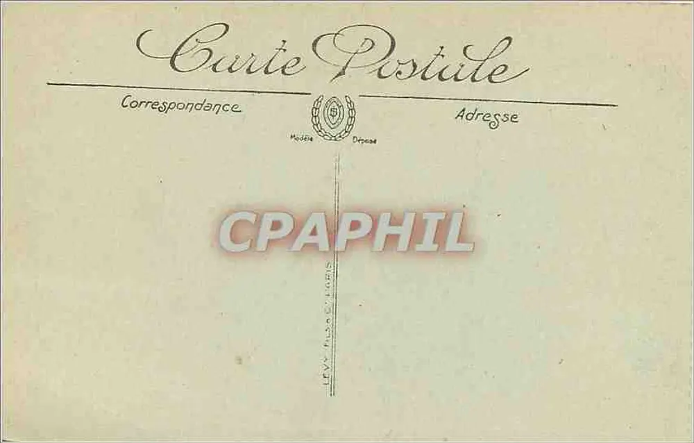 Le Tréport — Vue prise du Pont Tournant — LL - Verso