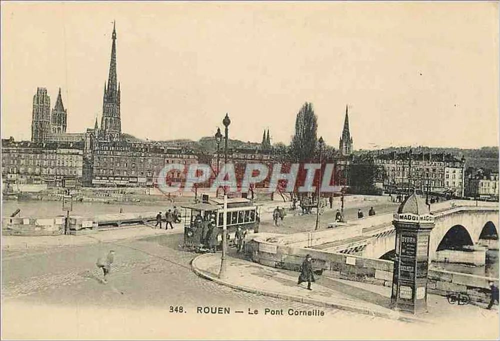 Rouen — O Ponte Cornaille - Frente