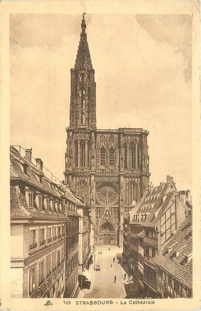 Strasbourg - A Catedral — editor CPAPHIL, n° 169 - Frente