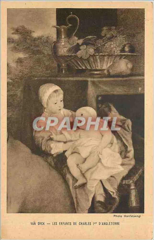 Van Dyck — Os Filhos de Carlos I da Inglaterra — Foto Hanfstängl - Frente