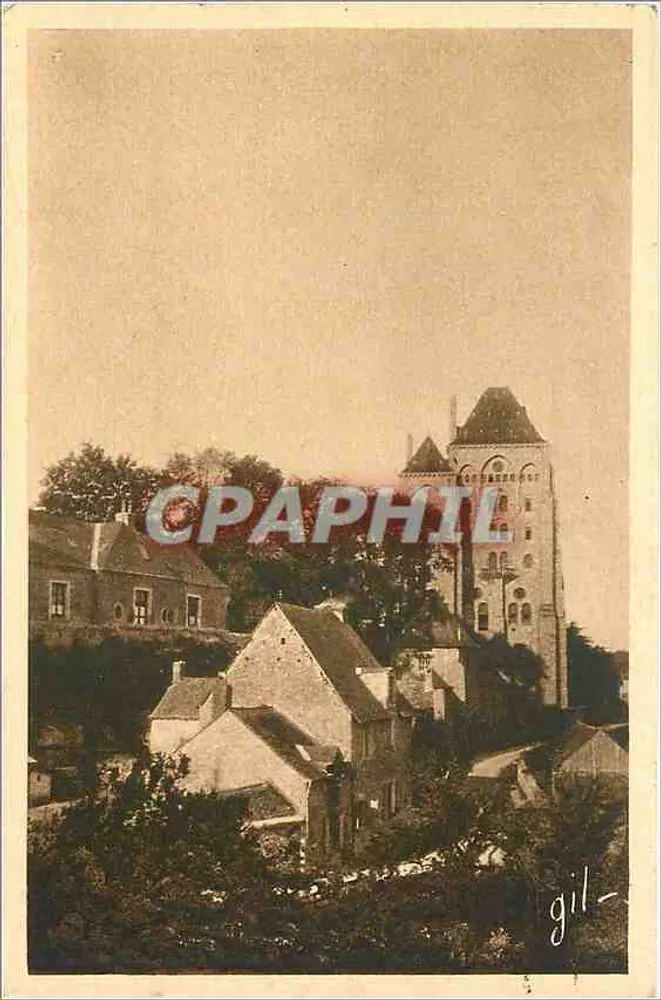 Solesmes (Sarthe) — Die Abtei und die Häuser des alten Dorfes — künstlerische Ausgaben (Sarthe) - Vorderseite