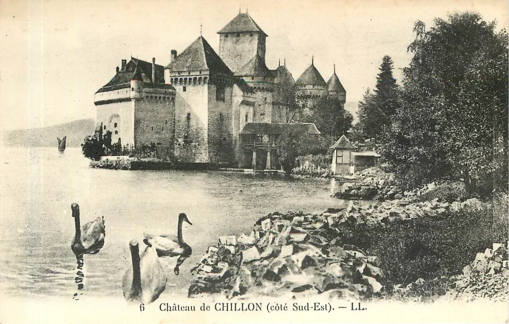 Zamek w CHILLON (strona południowo-wschodnia) — LL. - Awers