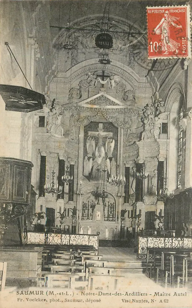 Saumur (M.-et-L.) - Notre-Dame-des-Ardilliers - Maître Autel - Recto