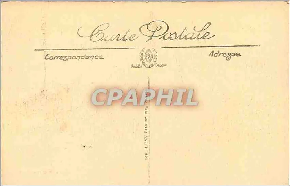 SENS — O Ponte do Diabo — Edit. artística J. Lévy - Verso