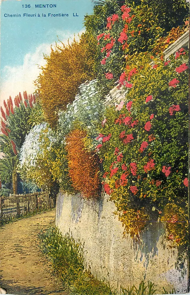 Caminho Florido na Fronteira — Menton — LL n°136 - Frente