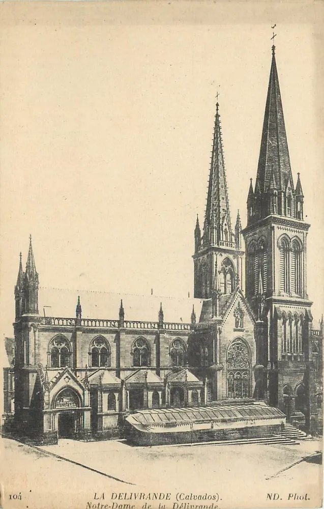 Notre-Dame de la Délivrande (Calvados) — Verlag ND. Phot. — Seriennummer 104 - Vorderseite
