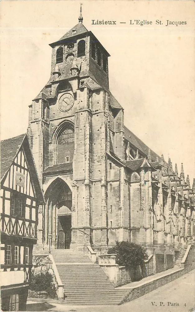 Lisieux — A Igreja de São Jacó — V.P. Paris 4 - Frente