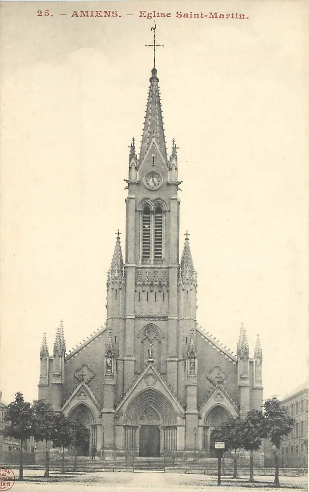 Amiens — Igreja de São Martinho — Editor: LERIÉ - Frente
