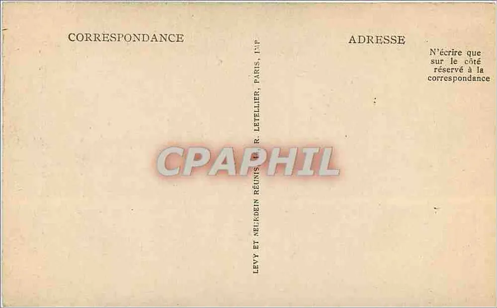 Le Tréport — A Igreja Saint-Jacques — LL, n° 138 - Verso