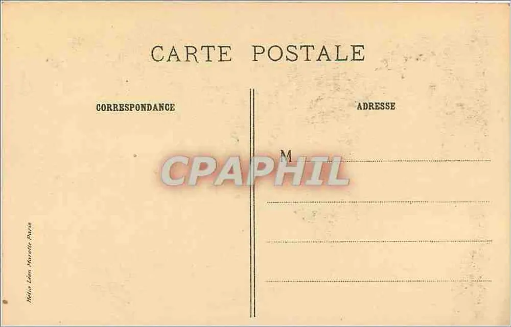 Abadia de Chaalis — A Capela — J.-E. Bulloz, editor - Verso
