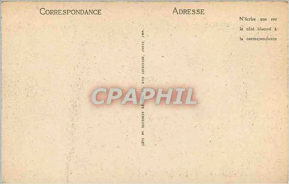 Le Tréport — A Esplanada — A Falaise — LL - Verso