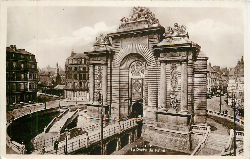 Lille - The Gate of Paris — Publisher Lueten, No. 4 - Front