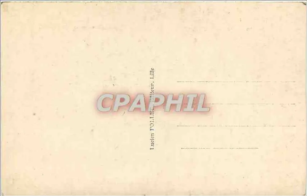 Lille - The Gate of Paris — Publisher Lueten, No. 4 - Back