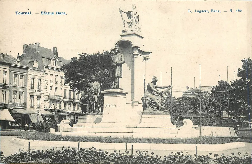 Tournai — Estátua Bara — I. Lagaert, Bruxelas, N° 429 - Frente