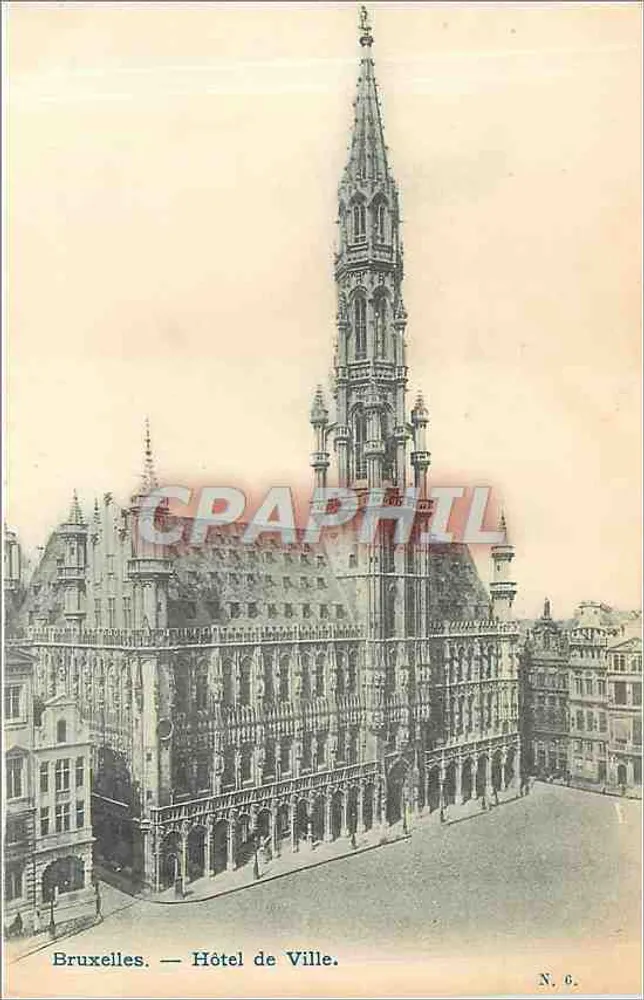 Bruselas — Ayuntamiento — N. 6 - Anverso