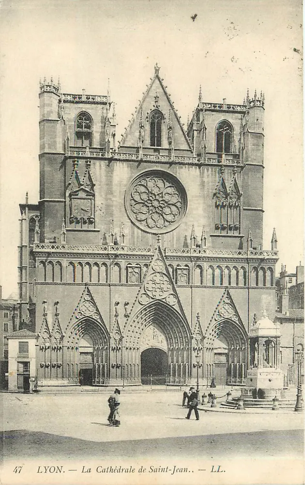 LYON — The Cathedral of Saint-Jean — LL. — n°47 - Front